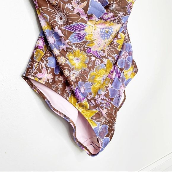 Alana Gunn Willandra Floral One Piece Swimsuit M - Picture 3 of 9